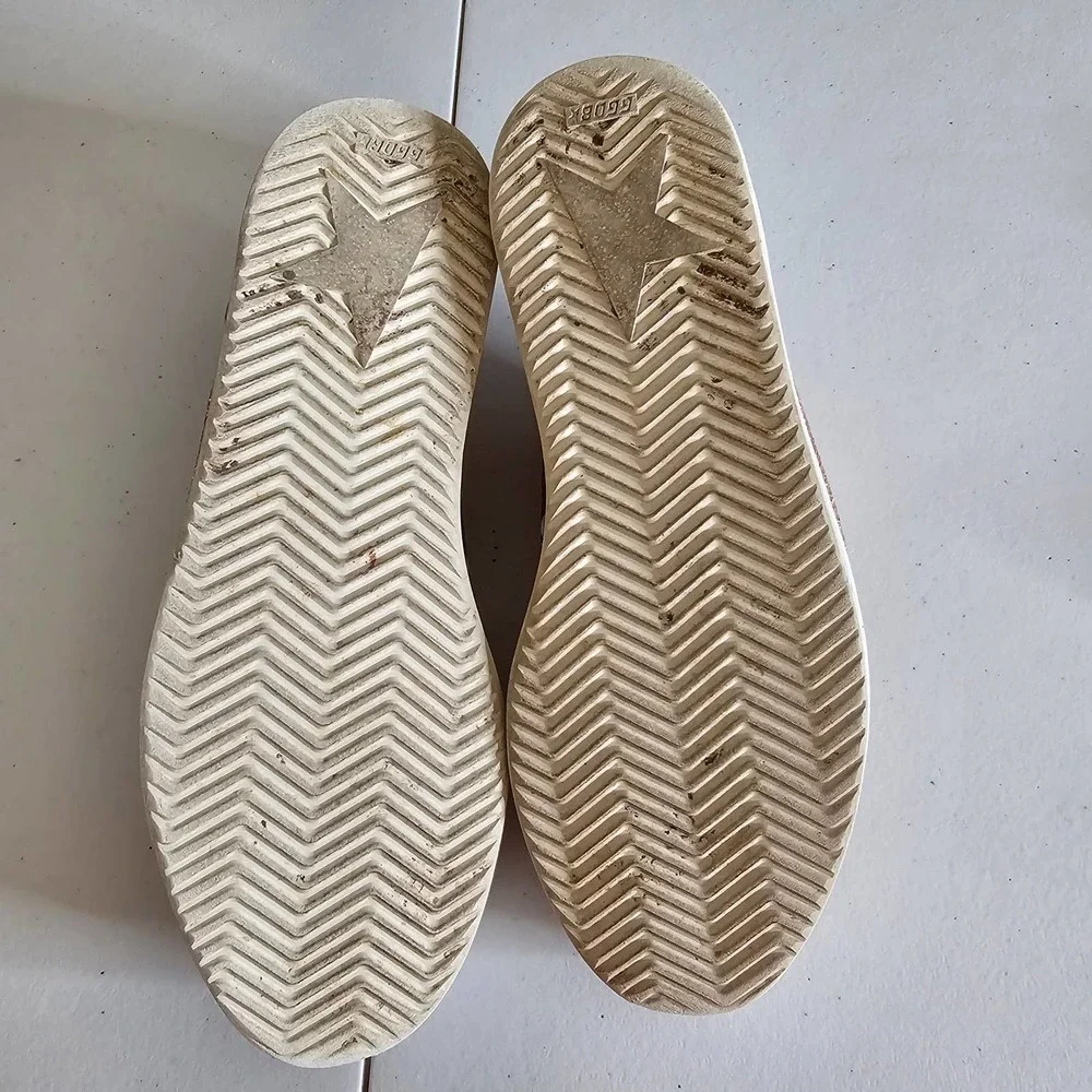 Golden Goose Gold Glitter Athletic Shoes - Picture 13 of 13